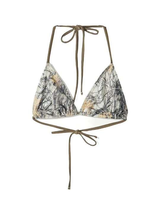 Zdjęcie produktu Góra od bikini Bershka szary