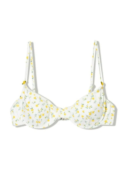 Zdjęcie produktu Góra od bikini Bershka żółty