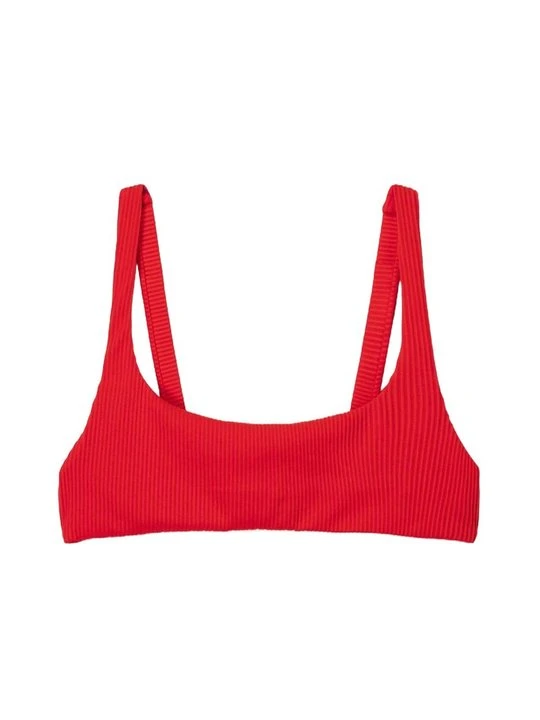 Zdjęcie produktu Góra od bikini Bershka czerwony