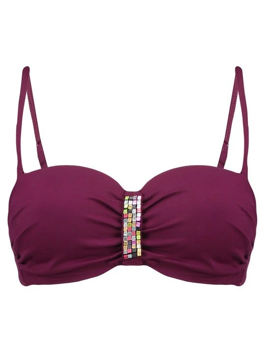 Zdjęcie produktu Góra od bikini CYELL bordowy