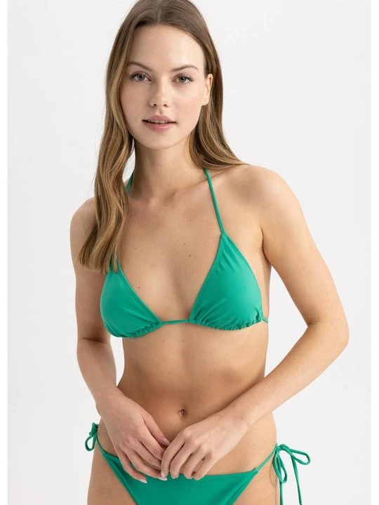 Zdjęcie produktu Góra od bikini DeFacto zielony