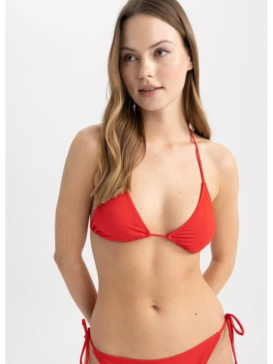 Zdjęcie produktu Góra od bikini DeFacto czerwony