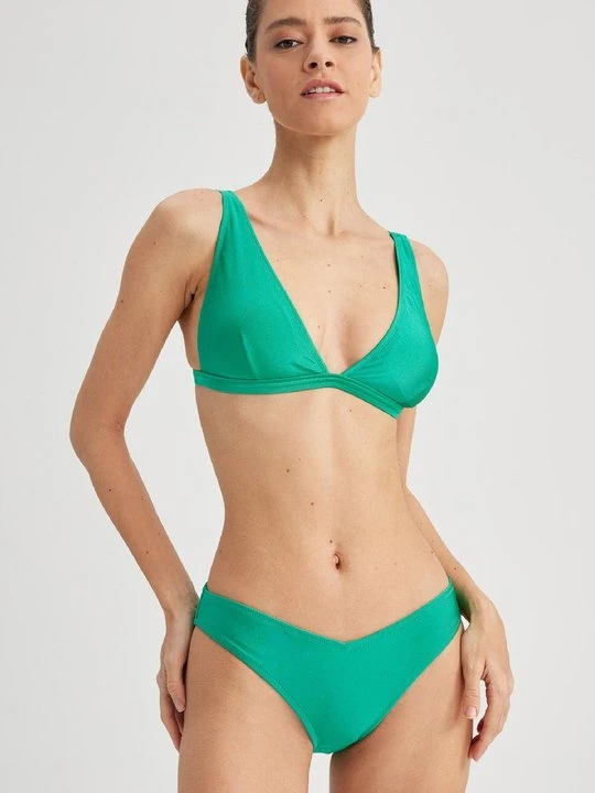 Zdjęcie produktu Góra od bikini DeFacto zielony