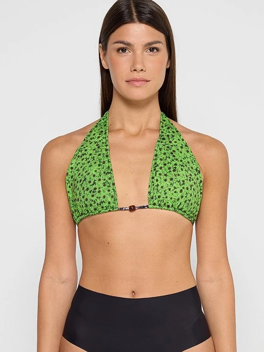 Zdjęcie produktu Góra od bikini Ganni jasnozielony