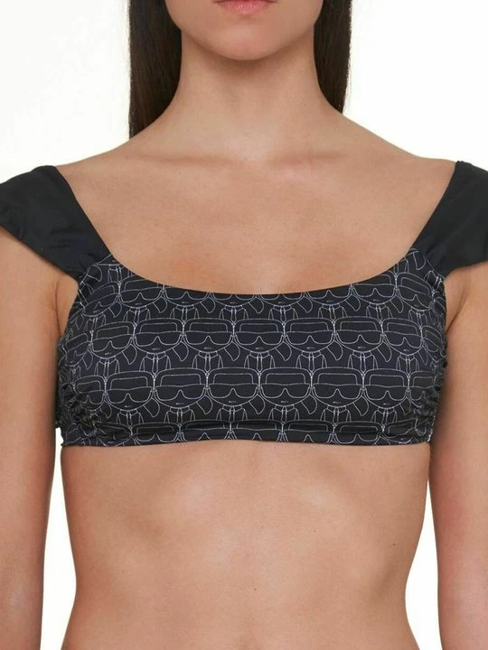 Zdjęcie produktu Góra od bikini KARL LAGERFELD czarny