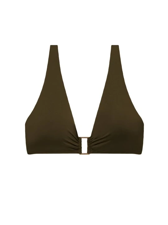 Zdjęcie produktu Góra od bikini Lauren Ralph Lauren oliwkowy
