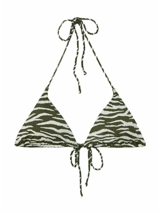 Zdjęcie produktu Góra od bikini Stradivarius khaki