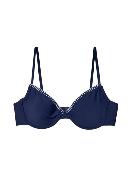 Zdjęcie produktu Góra od bikini Stradivarius granatowy