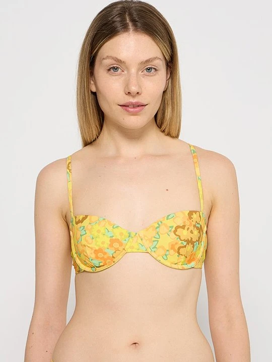 Zdjęcie produktu Góra od bikini Tory Burch żółty