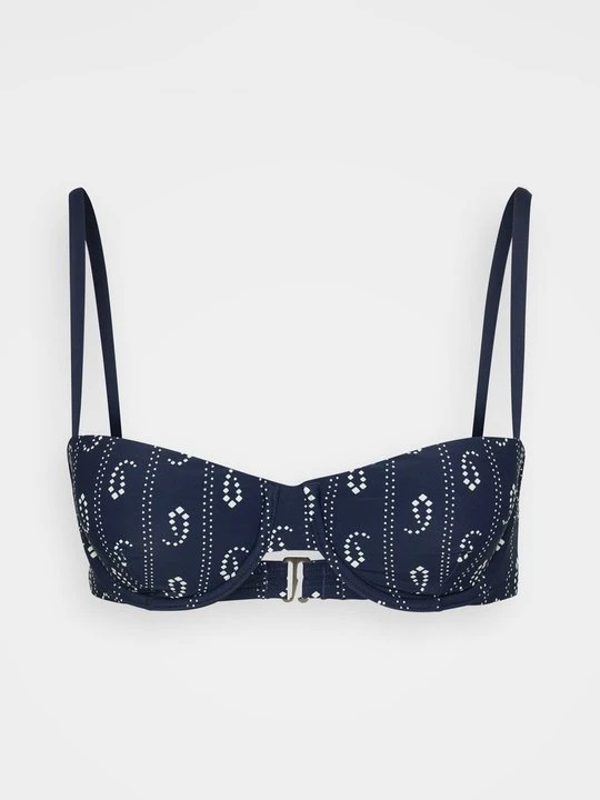 Zdjęcie produktu Góra od bikini Tory Burch granatowy