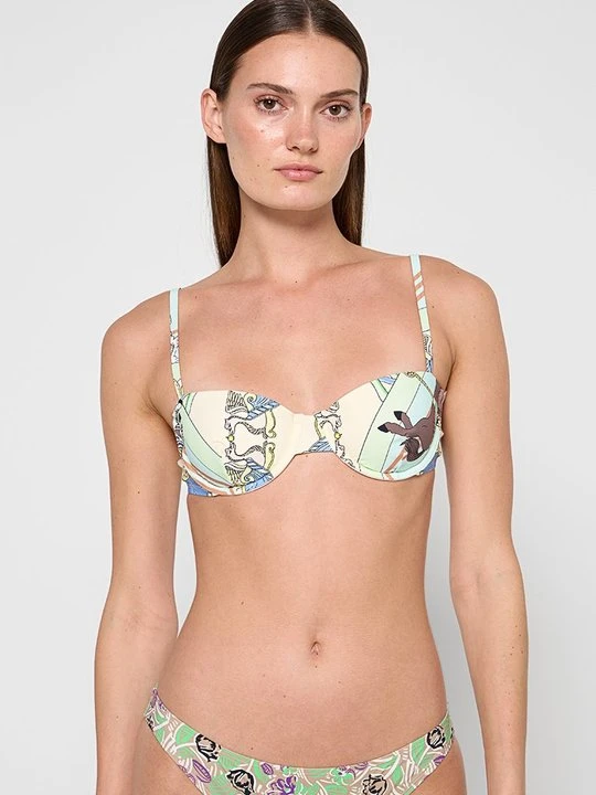 Zdjęcie produktu Góra od bikini Tory Burch niebieski