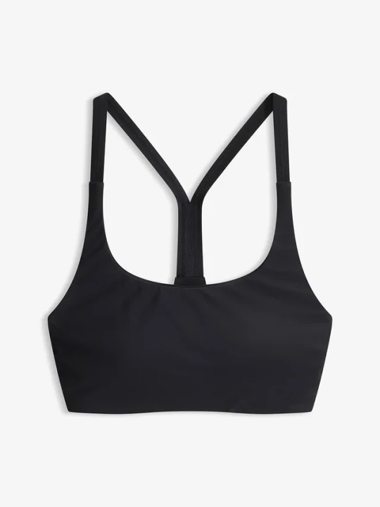 Zdjęcie produktu Góra od bikini typu bustier z szybkoschnącego materiału BonPrix czarny