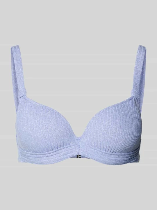 Zdjęcie produktu Góra od bikini w Efekt błyszczący Model 'Tinjis' MARIE JO Jasnofioletowy
