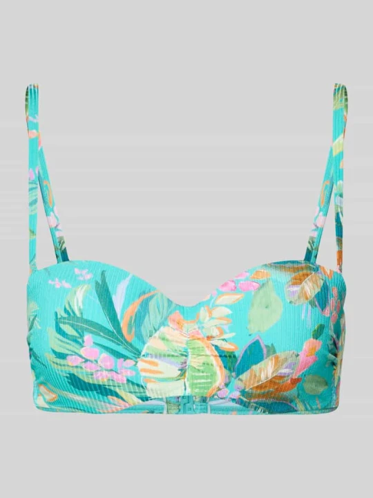 Zdjęcie produktu Góra od bikini w formie bandeau model 'Sandra' Venice Beach Turkusowy