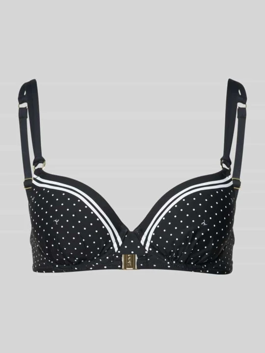 Zdjęcie produktu Góra od bikini w stylu allover model 'Brismar Beach' JOOP! Czarny