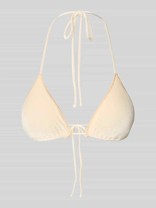 Zdjęcie produktu Góra od bikini w trójkątnym kroju model 'Leah' MC2 Saint Barth Złamany biały