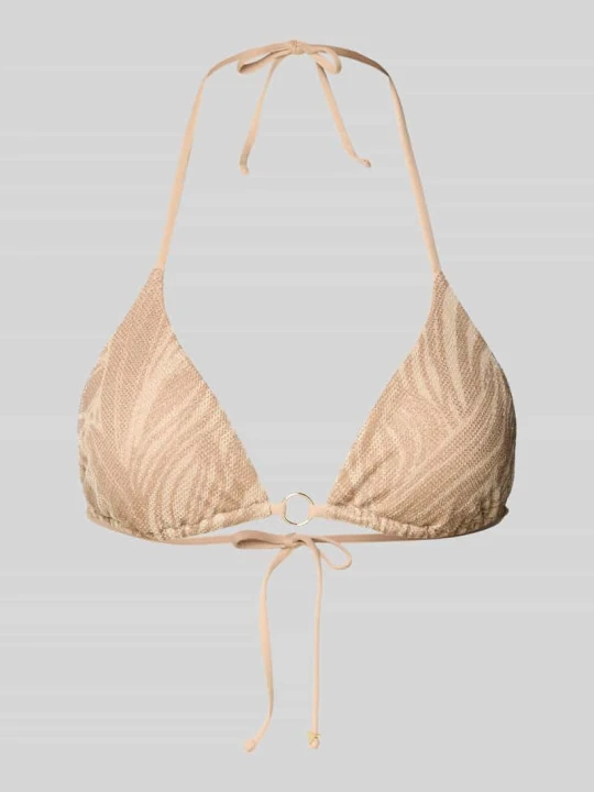 Zdjęcie produktu Góra od bikini w trójkątnym kroju model 'Zoe' Guess Beżowy