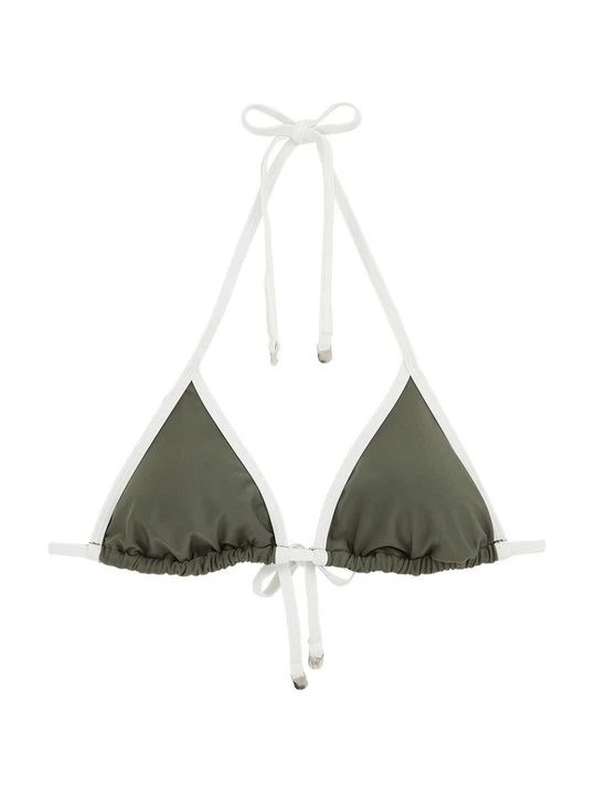 Zdjęcie produktu Góra od bikini WE Fashion ciemnozielony melanż
