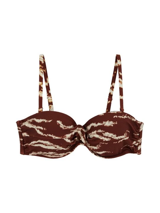 Zdjęcie produktu Góra od bikini WE Fashion ciemnoczerwony melanż