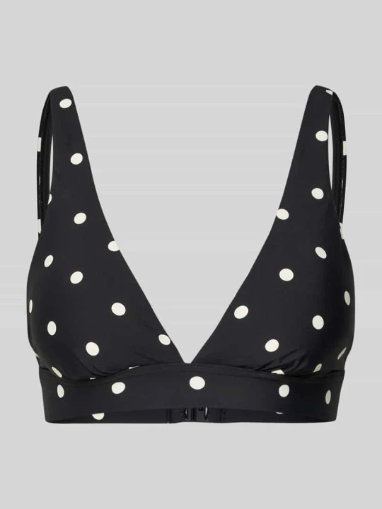 Zdjęcie produktu Góra od bikini we wzór na całej powierzchni Jake*s Czarny