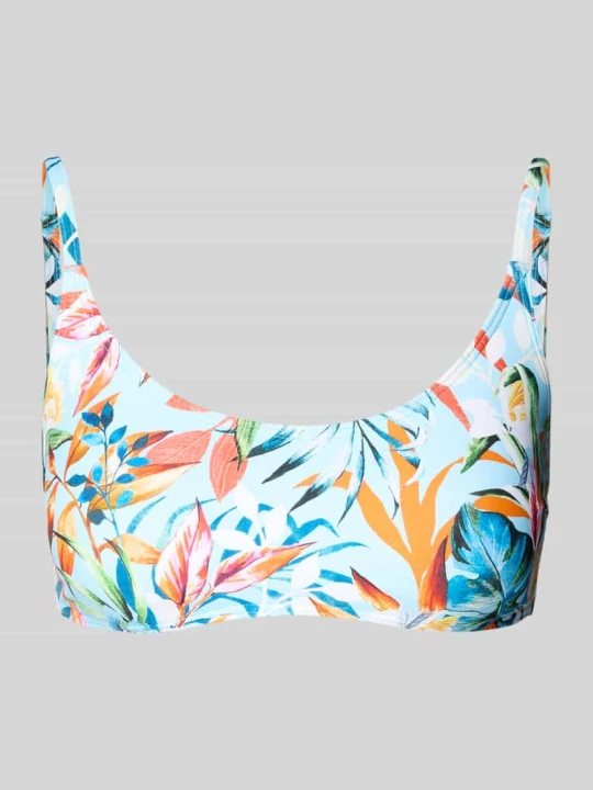 Zdjęcie produktu Góra od bikini we wzór na całej powierzchni model 'Caru' Venice Beach Jasnoniebieski
