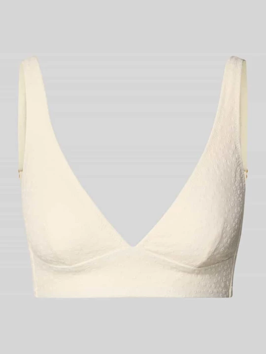 Zdjęcie produktu Góra od bikini z dekoltem w serek model 'Simoa Longline' Barts Złamany biały