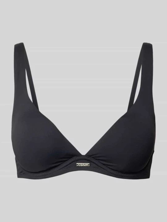 Zdjęcie produktu Góra od bikini z detal z logo model 'MONOCHROME BEACH' JOOP! Czarny