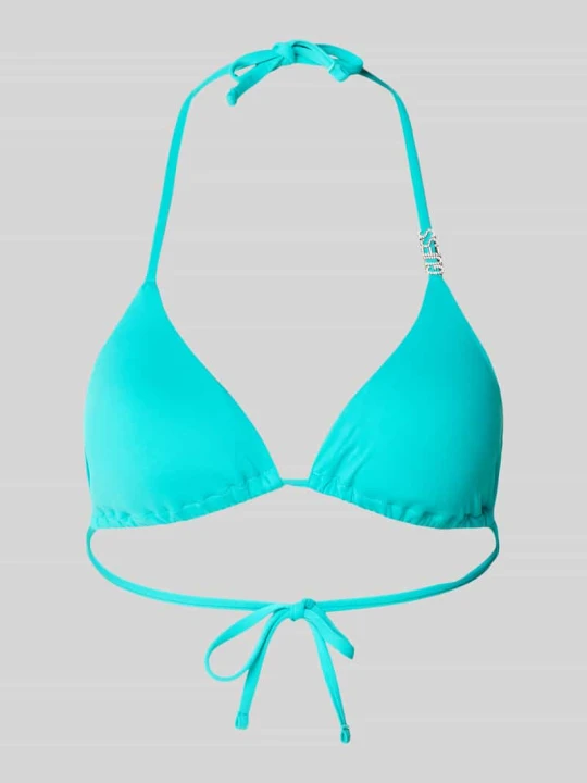 Zdjęcie produktu Góra od bikini z detal z logo model 'Rem' Guess Turkusowy
