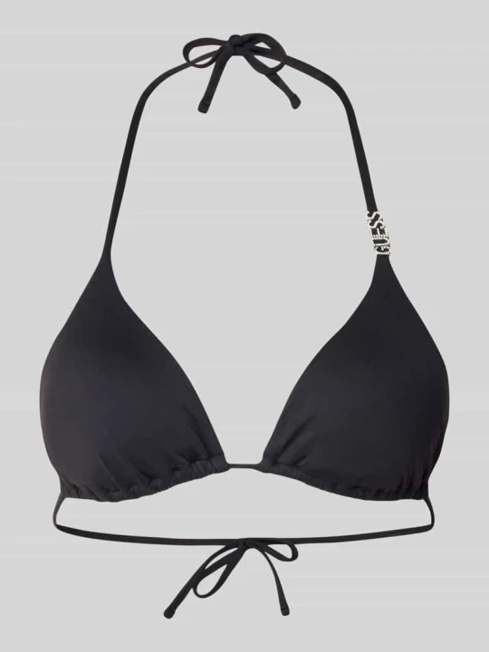 Zdjęcie produktu Góra od bikini z detal z logo model 'Rem' Guess Czarny