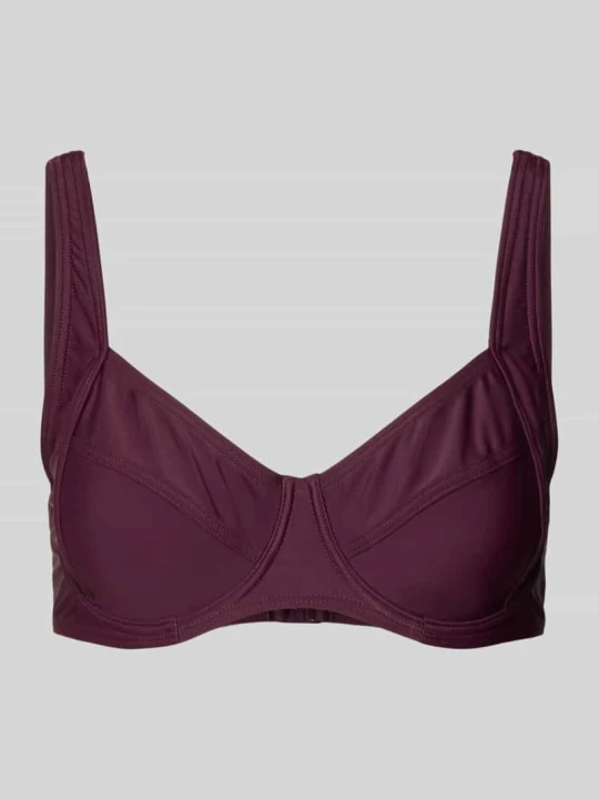Zdjęcie produktu Góra od bikini z fiszbinami i szerokimi ramiączkami model 'Lolo' Lascana Oberżynowy
