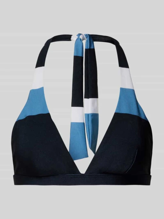 Zdjęcie produktu Góra od bikini z napisem z logo model „SUMMER STRIPES” Marc O'Polo Niebieski
