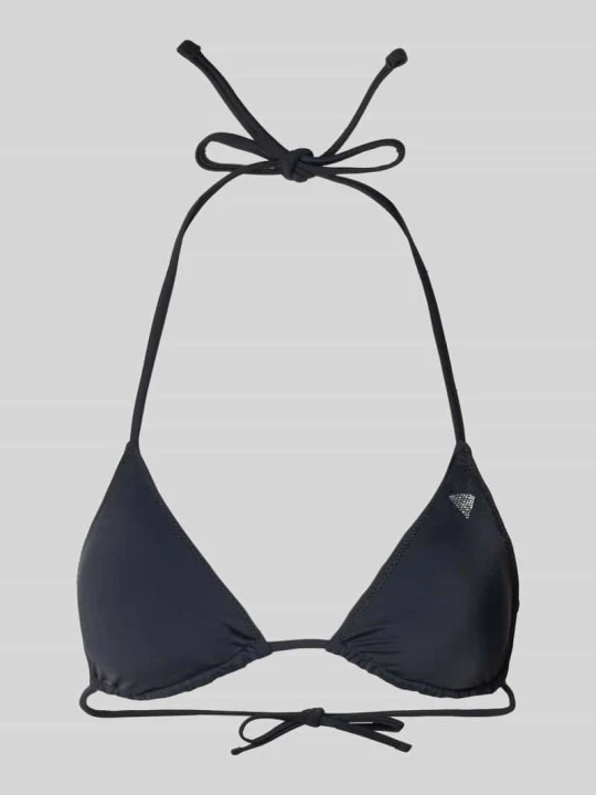 Zdjęcie produktu Góra od bikini z obszyciem z kamieni stras model 'Violet' Guess Czarny