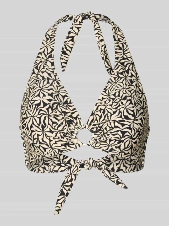 Zdjęcie produktu Góra od bikini z okrągłym detalem model 'Mahry' Barts Czarny