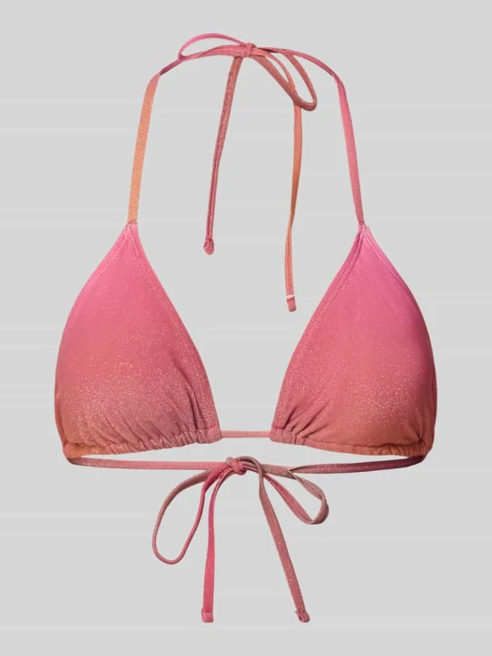 Zdjęcie produktu Góra od bikini z połyskującym efektem model 'LAOMI' Pieces Pomarańczowy
