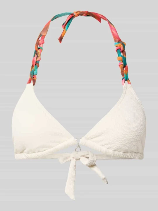 Zdjęcie produktu Góra od bikini z wiązaniem model 'YERO CHAINY' Banana Moon Złamany biały