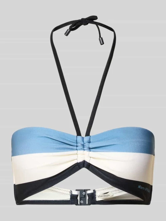 Zdjęcie produktu Góra od bikini z wiązaniem na szyi Marc O'Polo Ciemnoniebieski