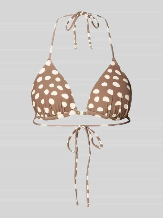 Zdjęcie produktu Góra od bikini z wiązaniem na szyi model 'Dauna' Barts Średniobrązowy