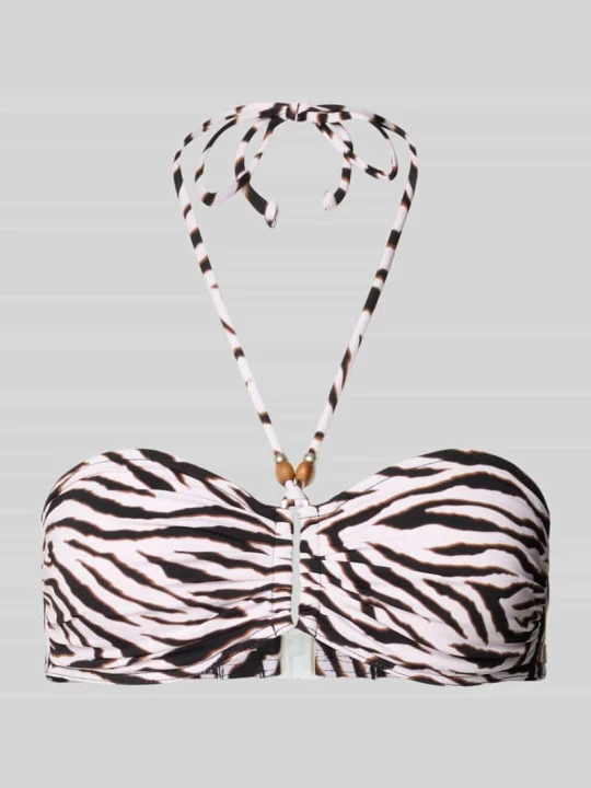Zdjęcie produktu Góra od bikini z wiązaniem na szyi model 'FADIO WILDJUNGLE' Banana Moon Czarny