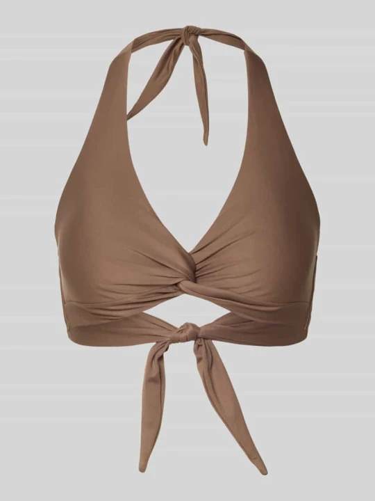 Zdjęcie produktu Góra od bikini z wiązaniem na szyi model 'Kelli' Barts Średniobrązowy