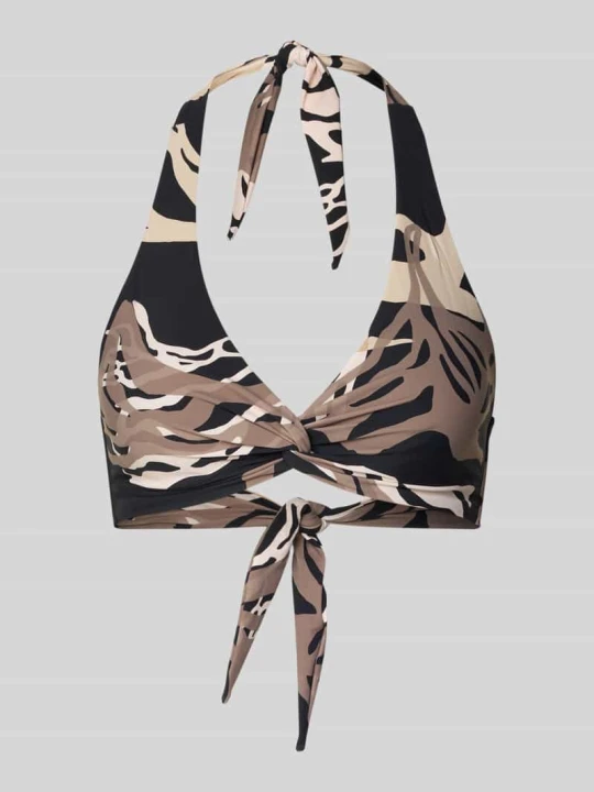 Zdjęcie produktu Góra od bikini z wiązaniem na szyi model 'Melyd' Barts Czarny