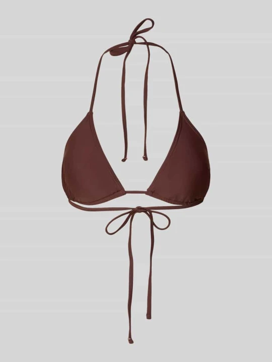 Zdjęcie produktu Góra od bikini z wiązaniem z tyłu model 'BAOMI' Pieces Średniobrązowy