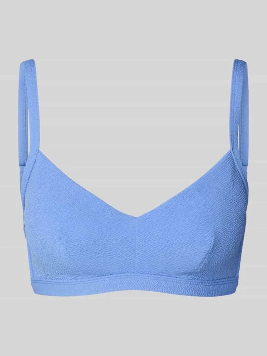 Zdjęcie produktu Góra od bikini z wysokim wsparciem z dekoltem w serek model 'Saltoty' Barts Niebieski