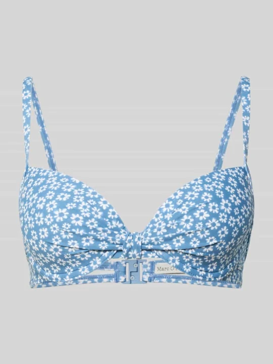 Zdjęcie produktu Góra od bikini z wzorem na całej powierzchni Marc O'Polo Niebieski