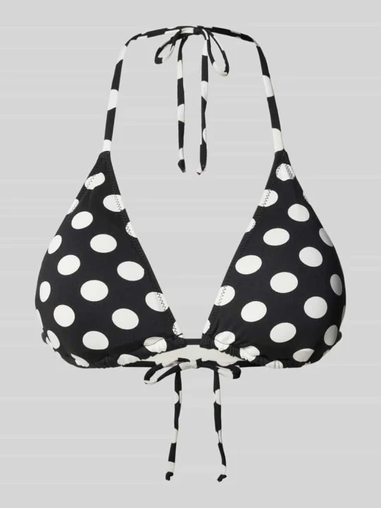 Zdjęcie produktu Góra od bikini ze sznurowaniem model 'KIRA' NEO NOIR Czarny