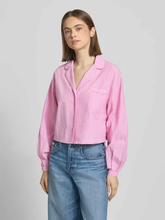 Zdjęcie produktu Góra od piżamy o kroju relaxed fit z brustaszą Gina Tricot Mocnoróżowy