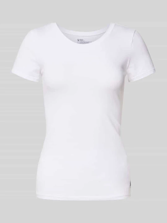 Zdjęcie produktu Góra od piżamy z wyhaftowanym logo Polo Ralph Lauren Złamany biały