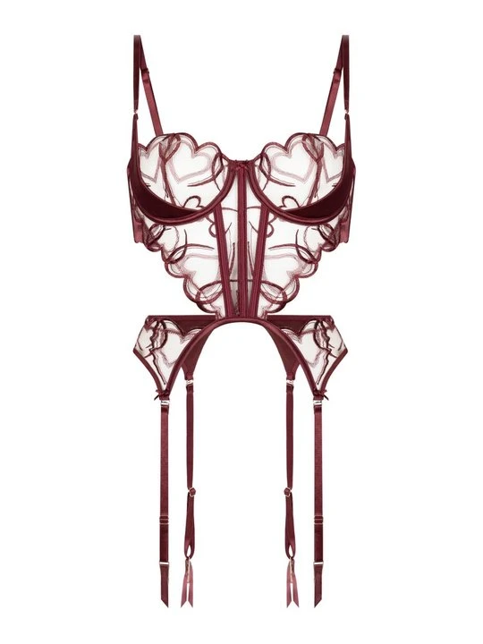 Zdjęcie produktu Gorset Hunkemöller bordowy
