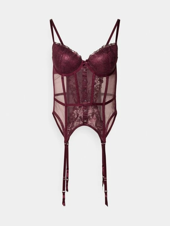 Zdjęcie produktu Gorset Hunkemöller ciemnoliliowy