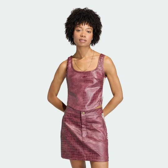 Zdjęcie produktu GORSET PLEATHER CORSET Adidas bordowy