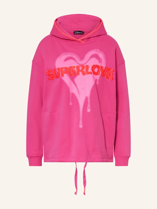 Zdjęcie produktu Grace Bluza Z Kapturem Oversize pink